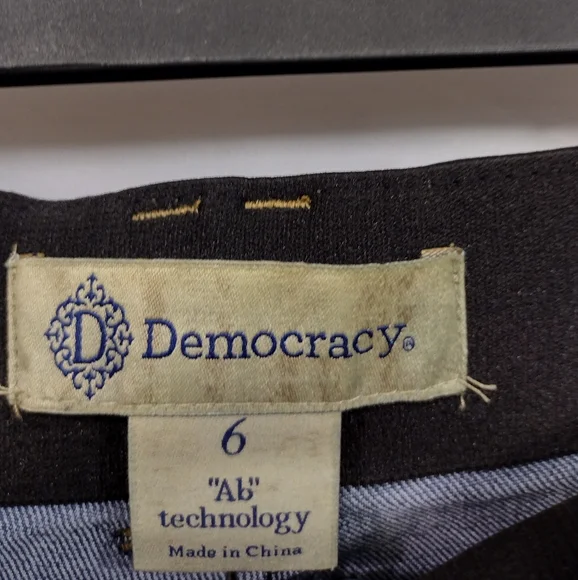 SOLD NWT Democracy Absolution Ankle Skimmer Jeans Women's 6 Dark Wash Soft Comfy - Picture 8 of 11